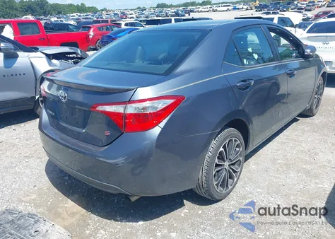 2015 Toyota Corolla S Plus z USA, uszkodzony, nr VIN 2T1BURHE0FC458363